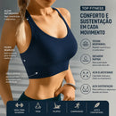 Lumivah™ | Top Fitness Seamless de Alta Sustentação