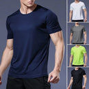 Camiseta masculina esportiva Lumivah™ ActiveDry Pro de secagem rápida, manga curta e tecido respirável, ideal para academia, corrida, caminhada e atividades físicas