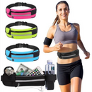 Cinto esportivo multifuncional Lumivah™ ajustável para corrida, caminhada e academia, ideal para transportar celular, chaves, cartões e pequenos objetos com conforto e segurança.