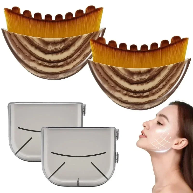 Escova modeladora facial Lumivah para massagem, contorno facial e rotina de skincare.