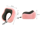 Lumivah™ Almofada Cervical de Espuma Memory Foam | Conforto Ergonômico para Viagens