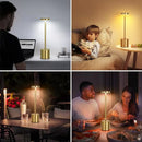 Luminária LED Touch Recarregável Lumivah™ | Abajur de Mesa com 3 Tons de Luz e Intensidade Ajustável