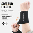 WRELS Wristband Sweatband Absorbent Thick Terry Cloth Gym Fitness Basketball Tennis Yoga Weightlifting Running Sport Wrist Band