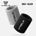 WRELS Wristband Sweatband Absorbent Thick Terry Cloth Gym Fitness Basketball Tennis Yoga Weightlifting Running Sport Wrist Band