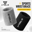 WRELS Wristband Sweatband Absorbent Thick Terry Cloth Gym Fitness Basketball Tennis Yoga Weightlifting Running Sport Wrist Band