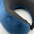 Lumivah™ Almofada Cervical de Espuma Memory Foam | Conforto Ergonômico para Viagens
