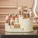 Organizador Giratório 360° para Maquiagem e Cosméticos | Porta Pincéis Multifuncional Premium