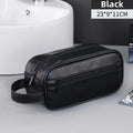 Multi Pockets PU Toiletry Bag For Women Men Travel Essentials Makeup Bags Waterproof Hanging Bag Cosmetic Washing Organizer Bag