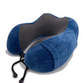 Lumivah™ Almofada Cervical de Espuma Memory Foam | Conforto Ergonômico para Viagens