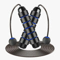 With Ball Bearings Adjustable Tangle-Free Speed Wire Jump Rope Workout with Foam Handles for Fitness Home Workouts and Slim Body