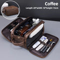 Multi Pockets PU Toiletry Bag For Women Men Travel Essentials Makeup Bags Waterproof Hanging Bag Cosmetic Washing Organizer Bag