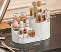 Organizador Giratório 360° para Maquiagem e Cosméticos | Porta Pincéis Multifuncional Premium