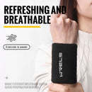 WRELS Wristband Sweatband Absorbent Thick Terry Cloth Gym Fitness Basketball Tennis Yoga Weightlifting Running Sport Wrist Band