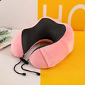Lumivah™ Almofada Cervical de Espuma Memory Foam | Conforto Ergonômico para Viagens
