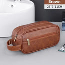 Multi Pockets PU Toiletry Bag For Women Men Travel Essentials Makeup Bags Waterproof Hanging Bag Cosmetic Washing Organizer Bag