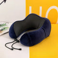 Lumivah™ Almofada Cervical de Espuma Memory Foam | Conforto Ergonômico para Viagens