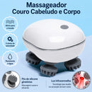 Lumivah™ Massageador Elétrico para Couro Cabeludo e Corpo | Relaxamento com Luz Vermelha