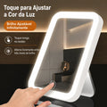 Lumivah™ | Espelho de Maquiagem LED Touch Recarregável 3 Tons de Luz